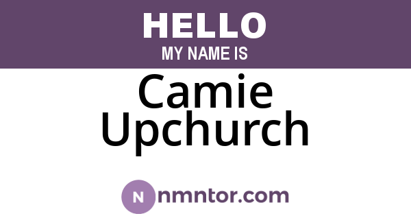 Camie Upchurch