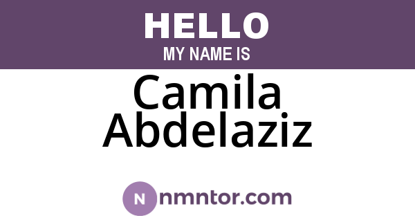 Camila Abdelaziz