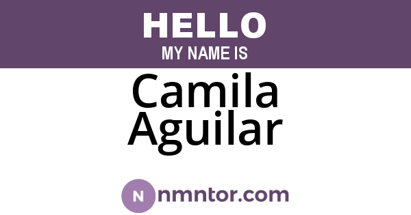 Camila Aguilar