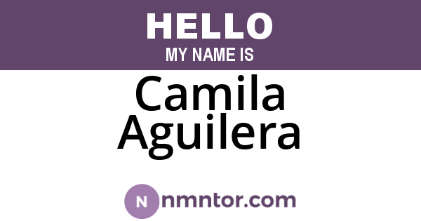 Camila Aguilera
