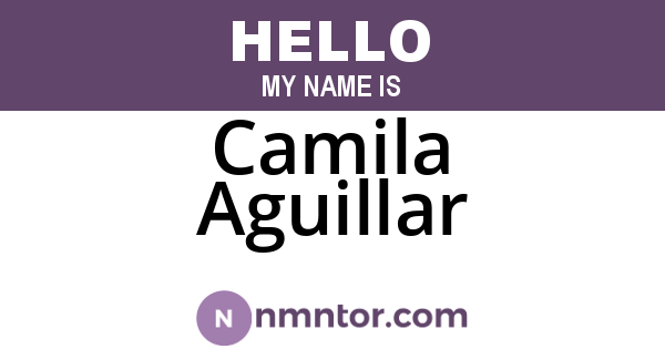 Camila Aguillar