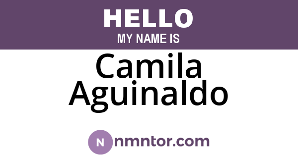 Camila Aguinaldo