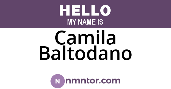 Camila Baltodano