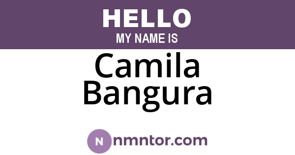 Camila Bangura