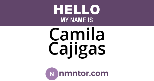 Camila Cajigas