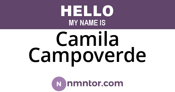 Camila Campoverde