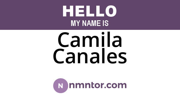 Camila Canales