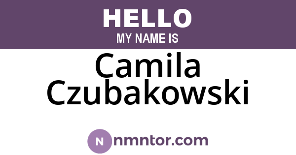 Camila Czubakowski