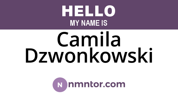 Camila Dzwonkowski