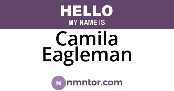 Camila Eagleman