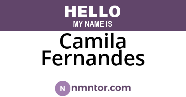 Camila Fernandes