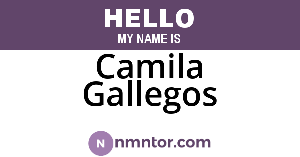 Camila Gallegos