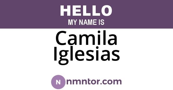 Camila Iglesias