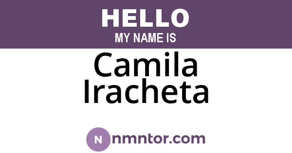 Camila Iracheta