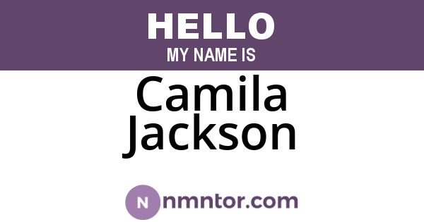 Camila Jackson
