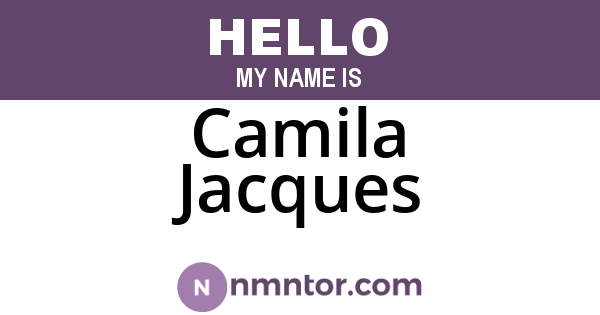 Camila Jacques