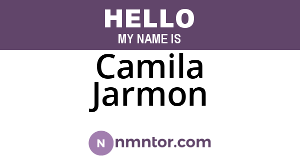 Camila Jarmon