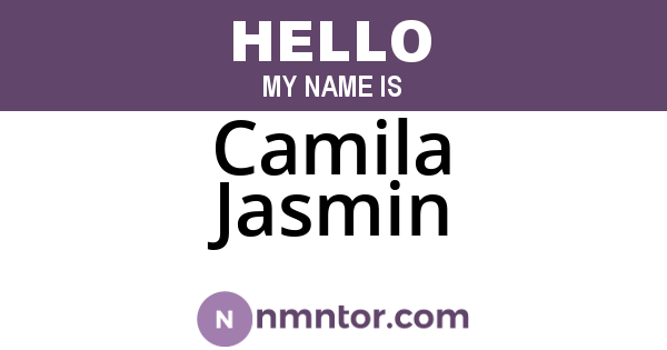 Camila Jasmin