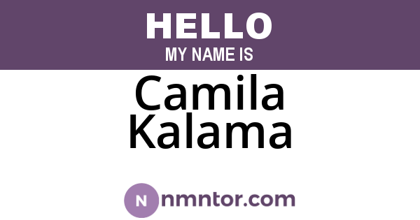 Camila Kalama