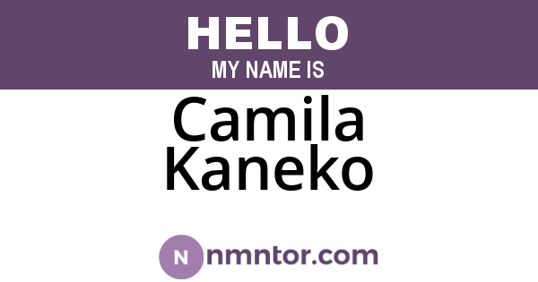 Camila Kaneko