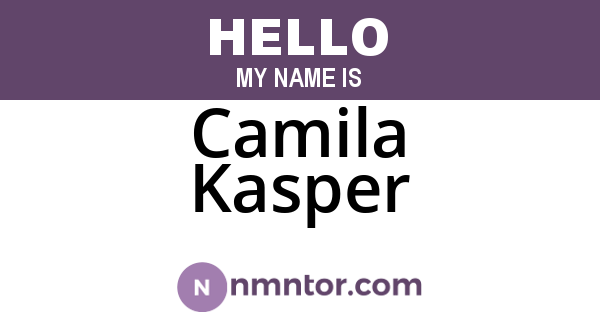 Camila Kasper