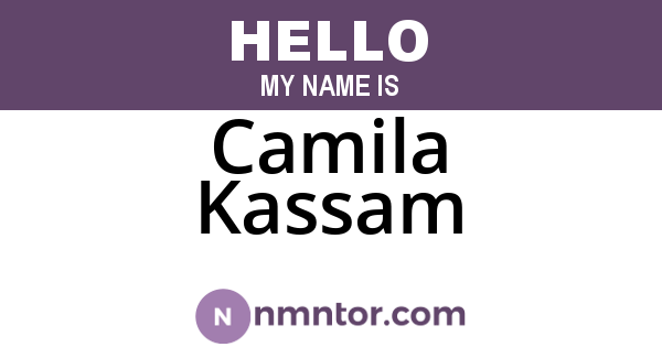 Camila Kassam