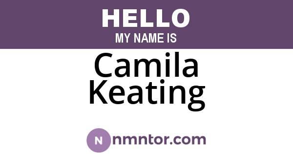 Camila Keating