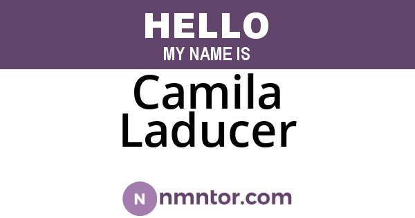Camila Laducer