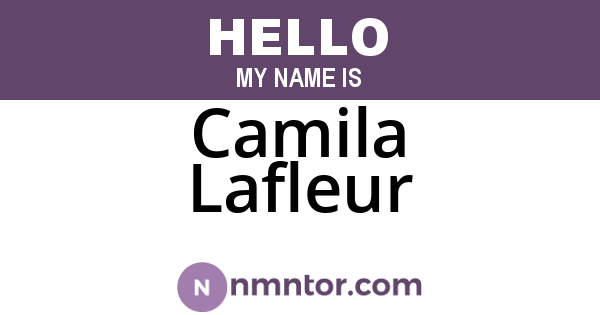 Camila Lafleur