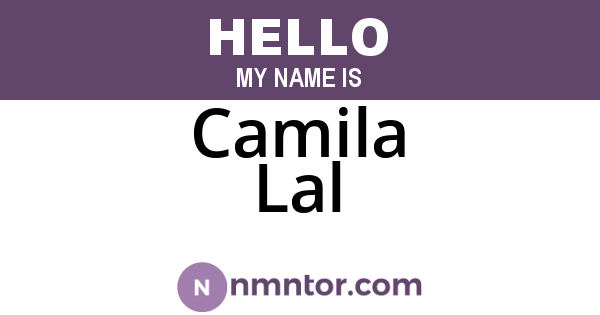 Camila Lal