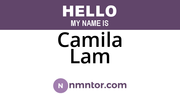 Camila Lam