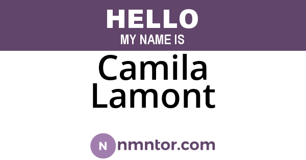 Camila Lamont