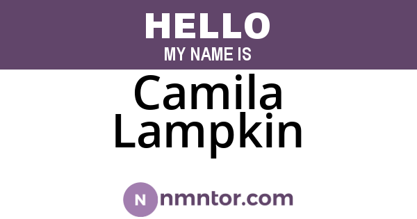 Camila Lampkin