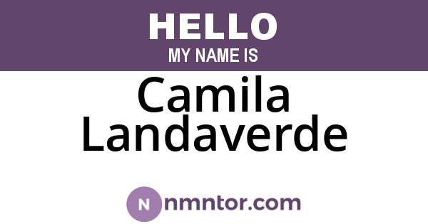 Camila Landaverde