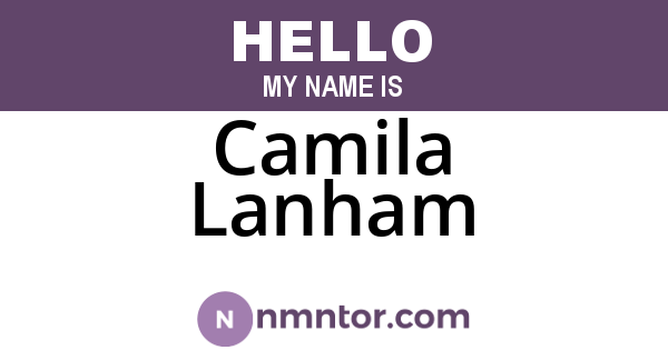 Camila Lanham