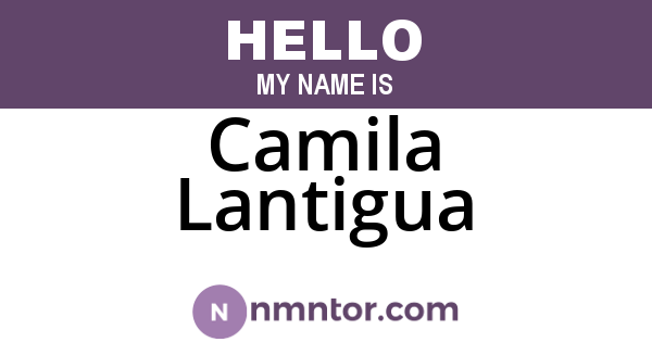 Camila Lantigua