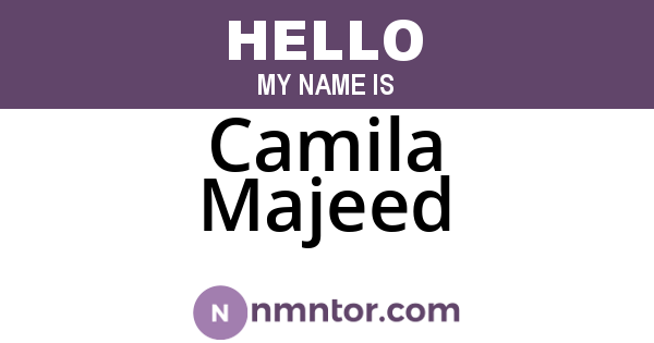 Camila Majeed