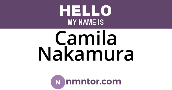 Camila Nakamura