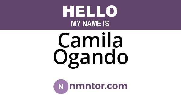 Camila Ogando