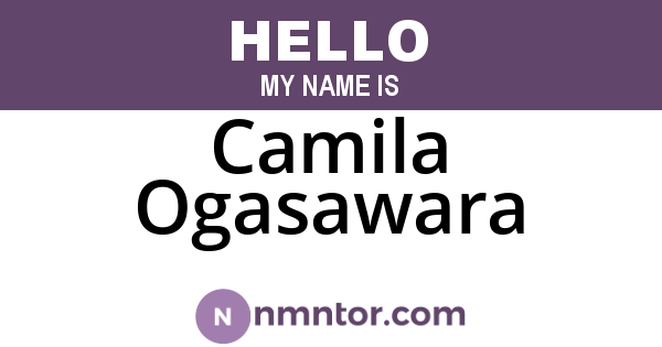 Camila Ogasawara