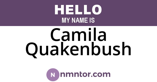 Camila Quakenbush