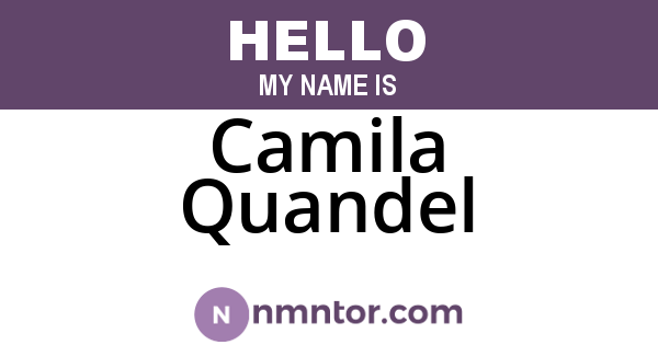 Camila Quandel