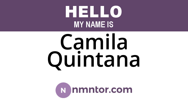 Camila Quintana