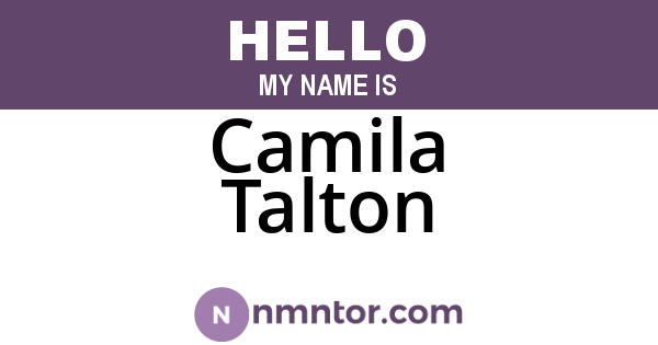 Camila Talton