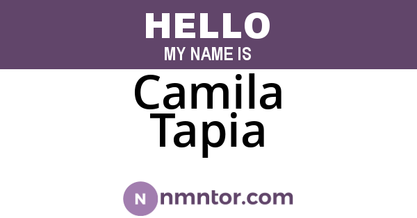 Camila Tapia