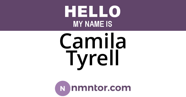 Camila Tyrell