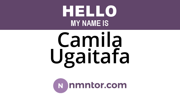 Camila Ugaitafa