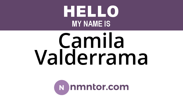 Camila Valderrama