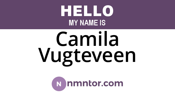 Camila Vugteveen