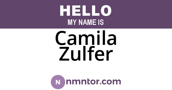 Camila Zulfer